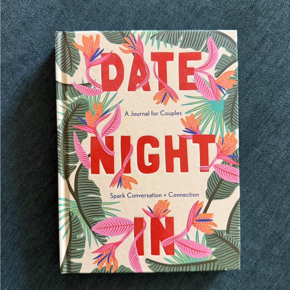 💘 “Date Night In: A Journal for Couples; Spark Conversation & Connection” Book